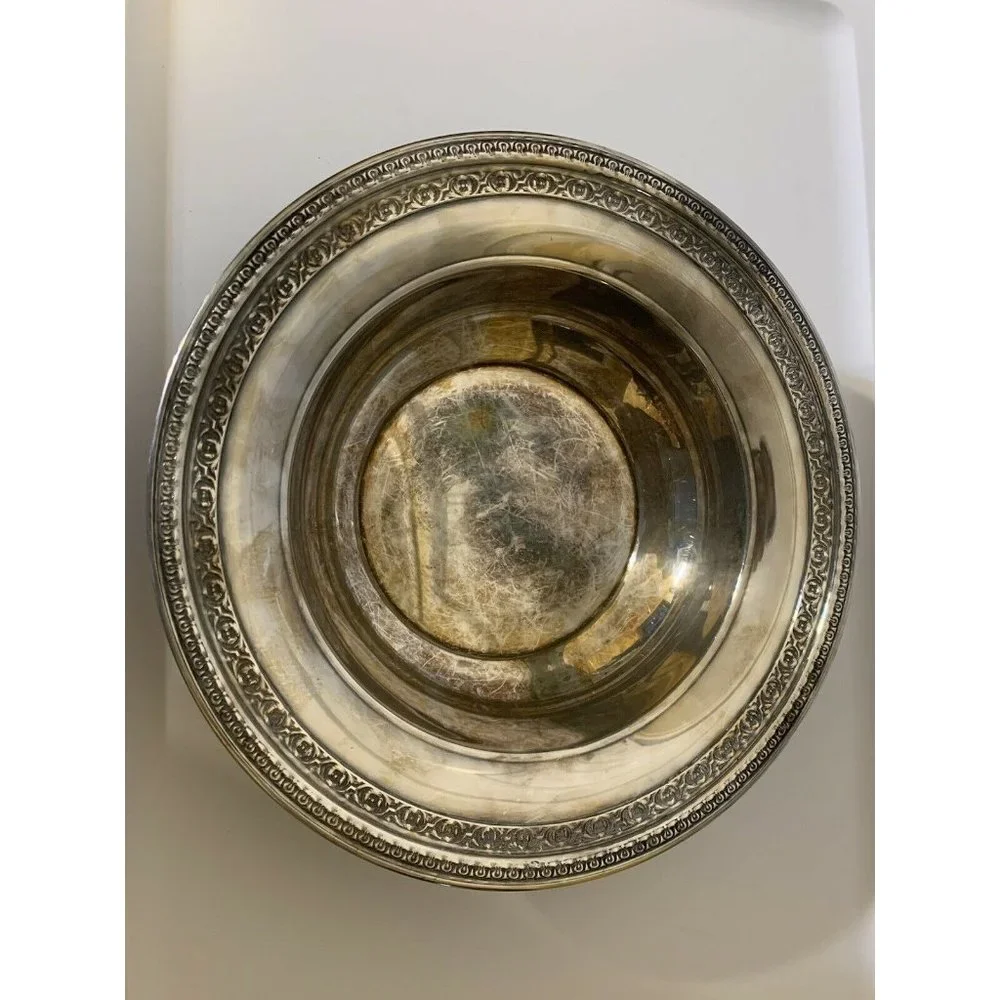 Vintage Reed & Barton Silverplate 1203 Serving Bowl, 9 3/4